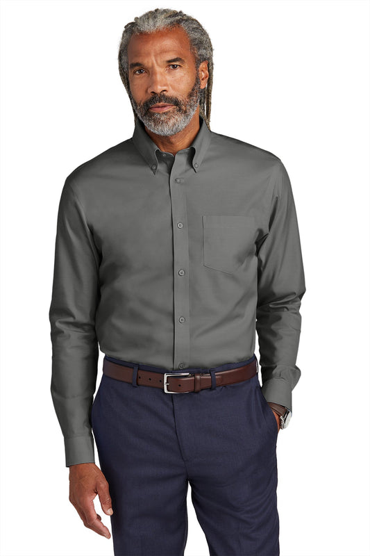 Brooks Brothers® Wrinkle-Free Stretch Pinpoint Shirt-BB18000