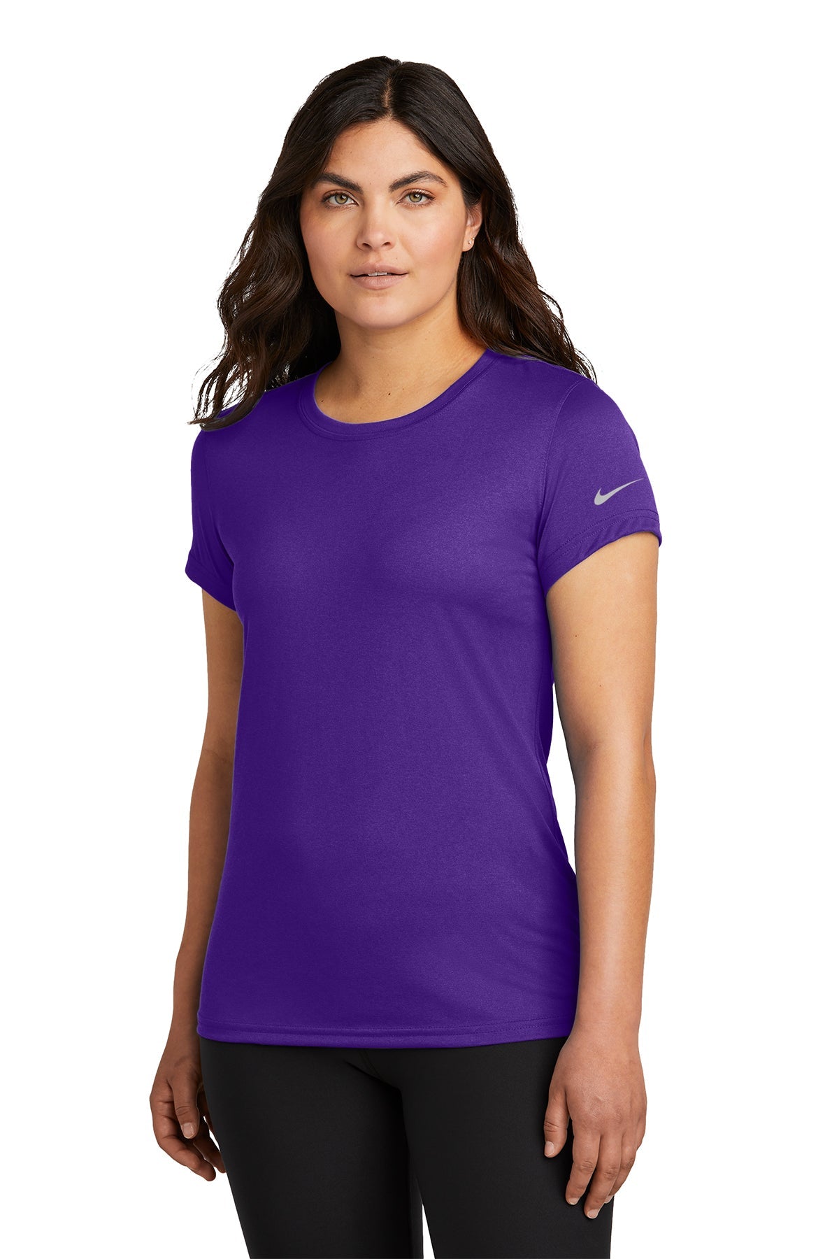 Nike® Ladies Swoosh Sleeve Legend Tee (NKDX8734)