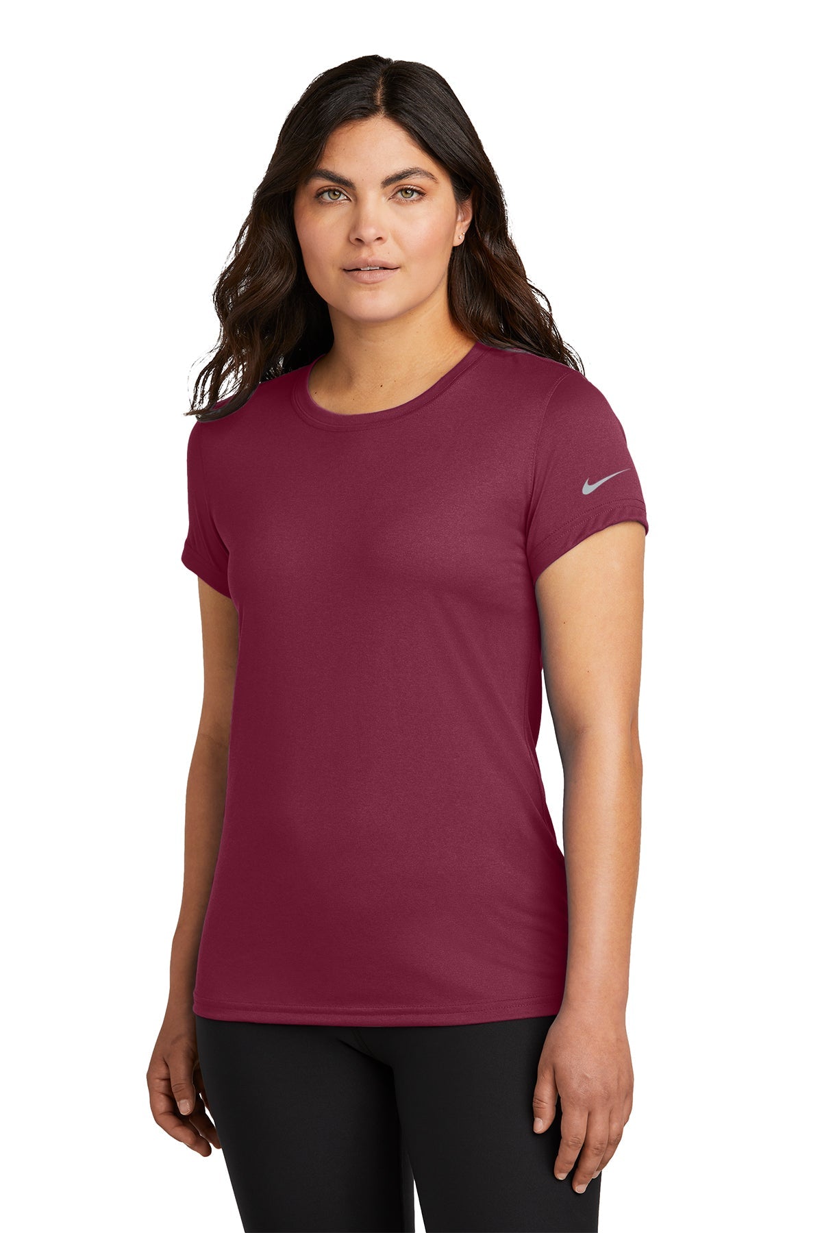 Nike® Ladies Swoosh Sleeve Legend Tee (NKDX8734)
