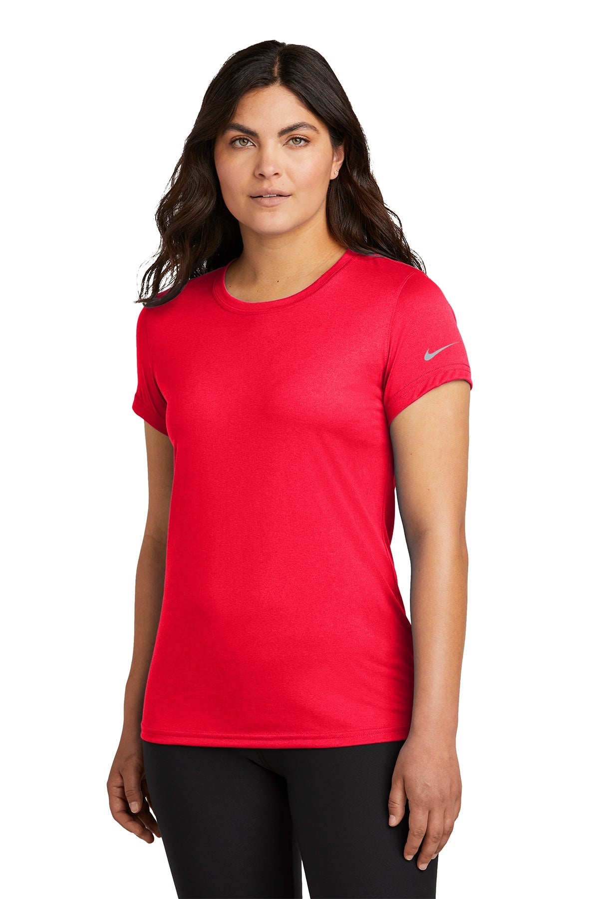 Nike® Ladies Swoosh Sleeve Legend Tee (NKDX8734)