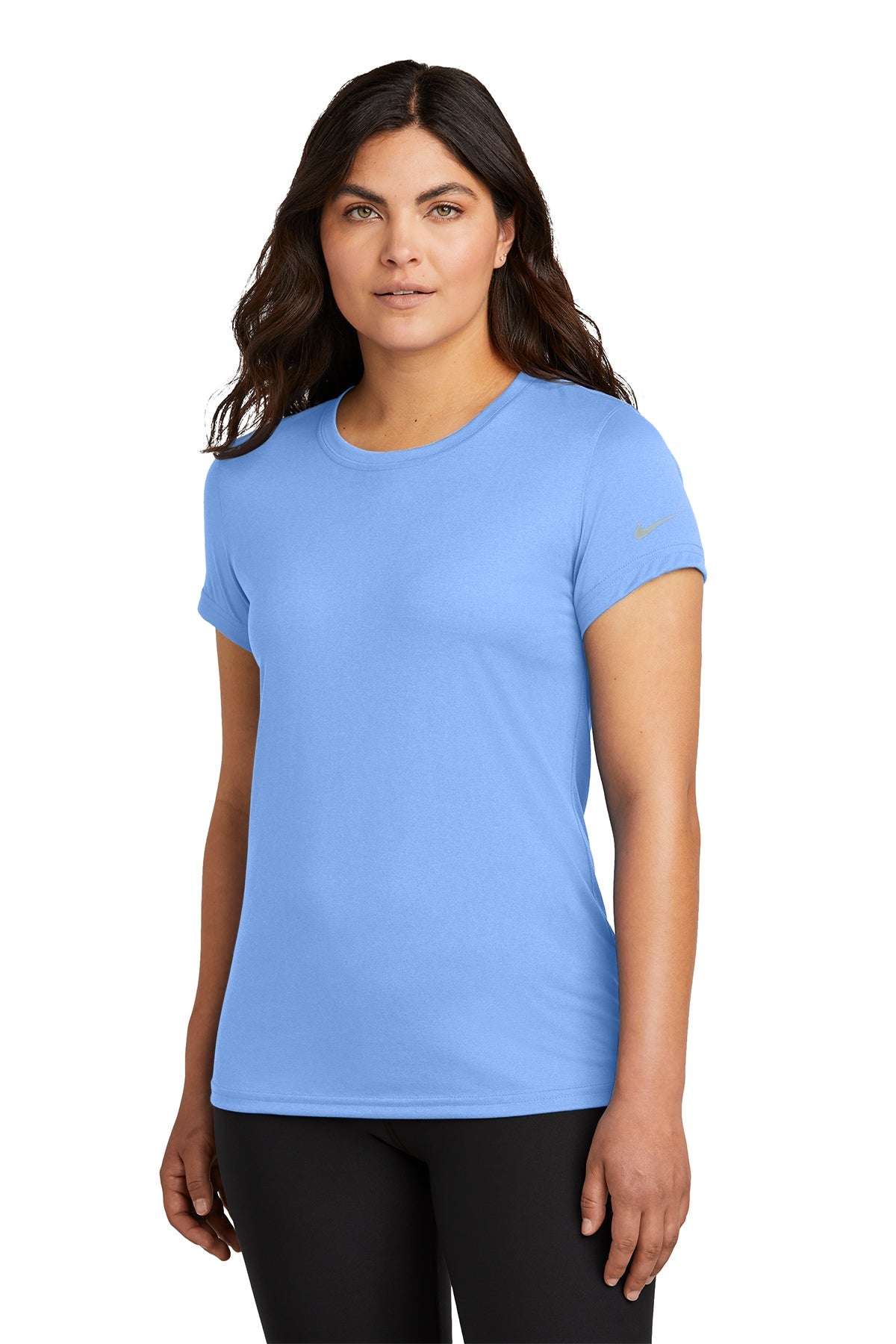 Nike® Ladies Swoosh Sleeve Legend Tee (NKDX8734)