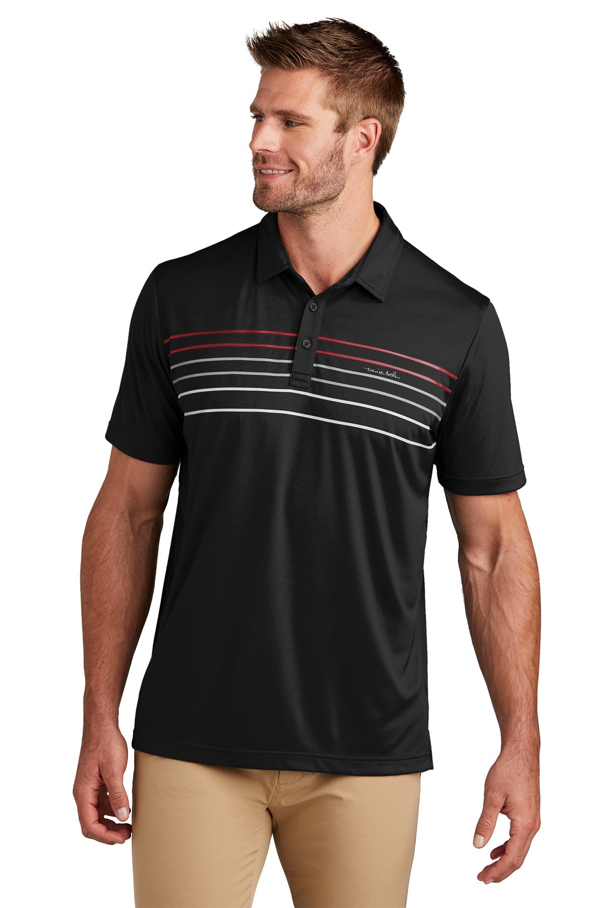TravisMathew Coto Performance Chest Stripe Polo (TM1MY400)