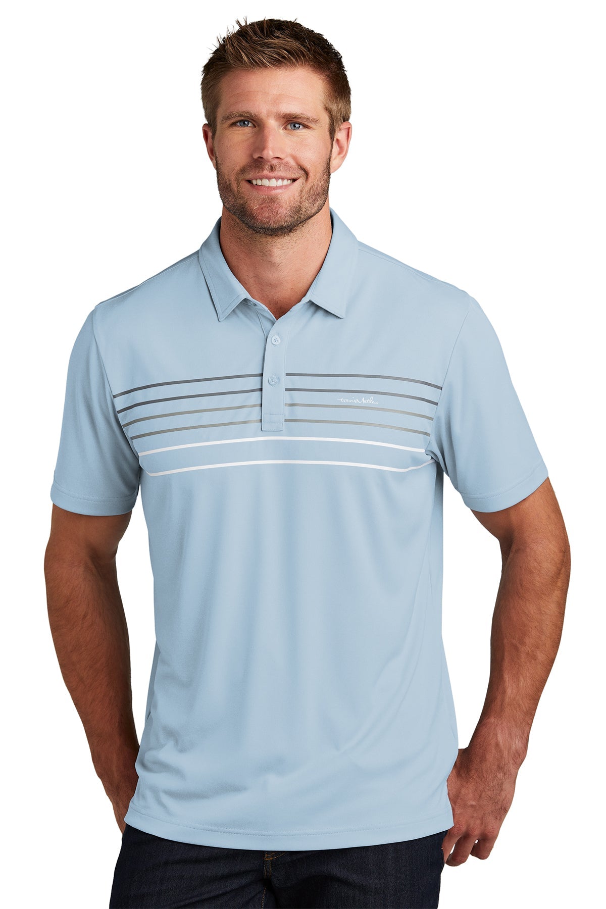 TravisMathew Coto Performance Chest Stripe Polo (TM1MY400)