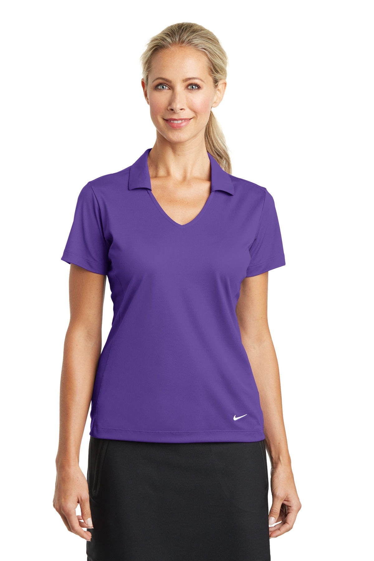 Nike® Ladies Dri-FIT Vertical Mesh Polo (637165)