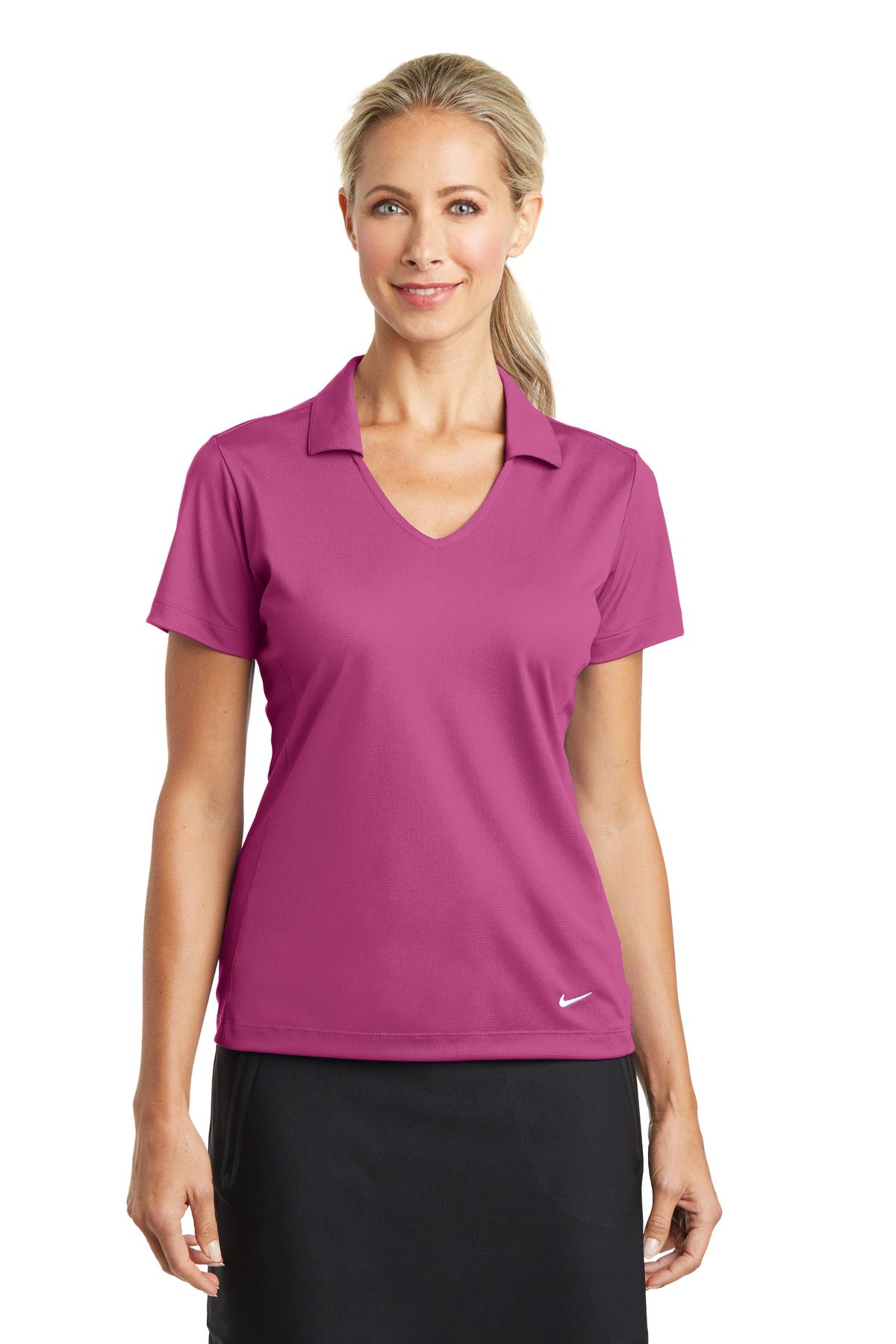 Nike® Ladies Dri-FIT Vertical Mesh Polo (637165)