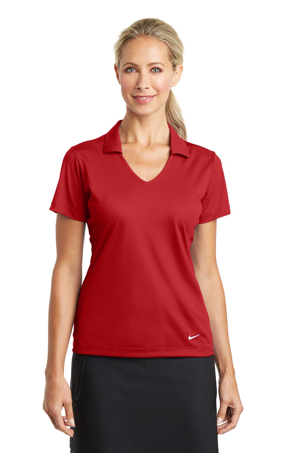 Nike® Ladies Dri-FIT Vertical Mesh Polo (637165)